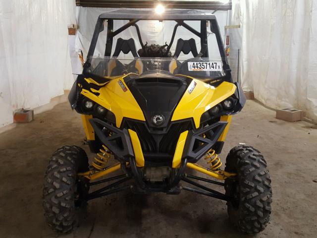 3JBPXLP15DJ005888 - 2013 CAN-AM MAVERICK 1 YELLOW photo 9