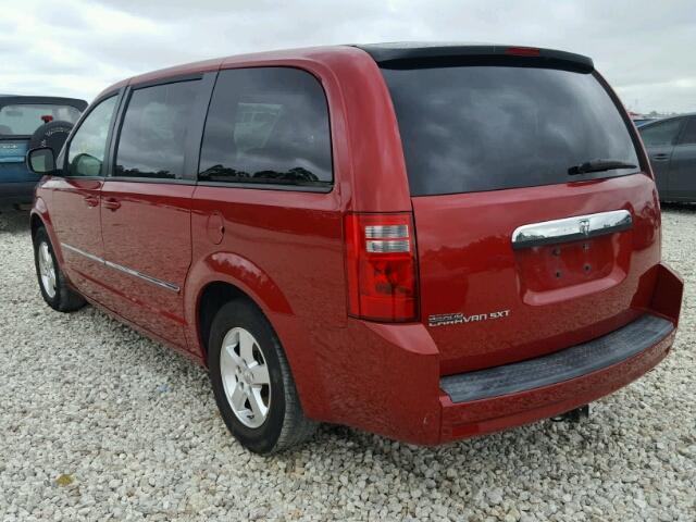 2D8HN54P68R726165 - 2008 DODGE GRAND CARA RED photo 3