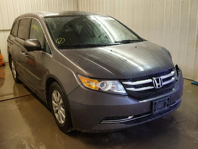 5FNRL5H60FB002118 - 2015 HONDA ODYSSEY EX GRAY photo 1