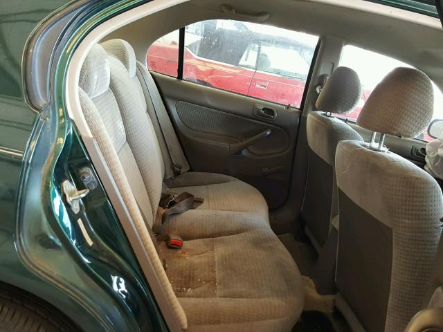 2HGEJ6612YH541260 - 2000 HONDA CIVIC BASE Yaşıl foto 6