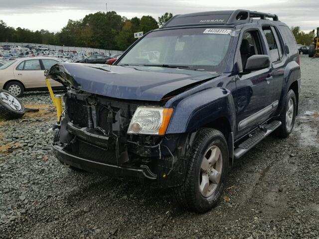 5N1AN08W26C505846 - 2006 NISSAN XTERRA OFF BLUE photo 2