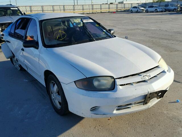 1G1JF52FX37252585 - 2003 CHEVROLET CAVALIER L WHITE photo 1