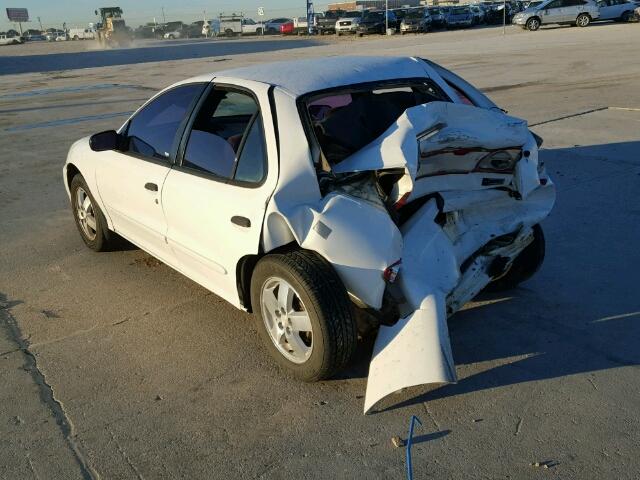 1G1JF52FX37252585 - 2003 CHEVROLET CAVALIER L WHITE photo 3