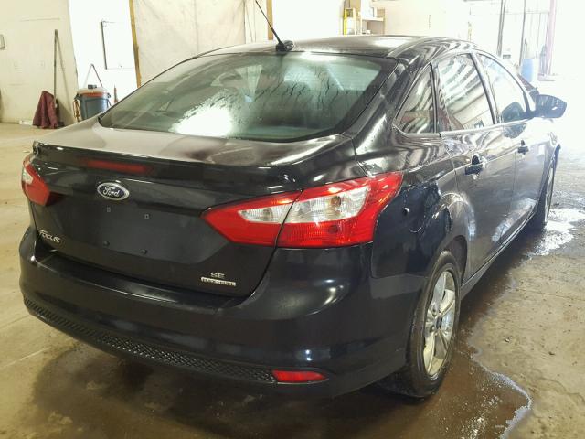 1FADP3F28DL226174 - 2013 FORD FOCUS SE BLACK photo 4