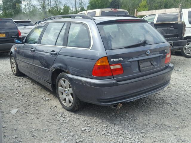 WBAEP33492PE91308 - 2002 BMW 325 XIT GRAY photo 3