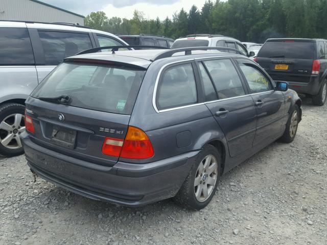 WBAEP33492PE91308 - 2002 BMW 325 XIT GRAY photo 4