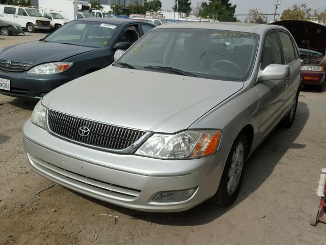 4T1BF28BXYU101376 - 2000 TOYOTA AVALON XL Сұр фото 2
