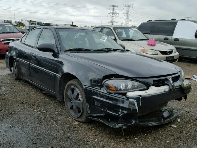 1G2NW52E42M673156 - 2002 PONTIAC GRAND AM BLACK photo 1