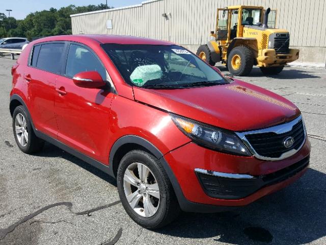 KNDPB3A28C7192709 - 2012 KIA SPORTAGE B RED photo 1