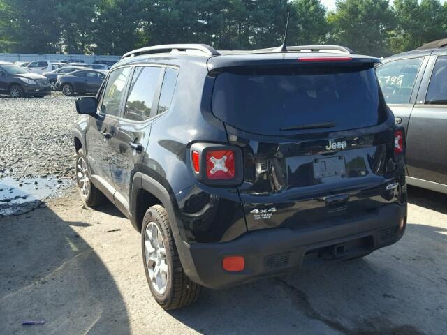 ZACCJBBB6JPG89882 - 2018 JEEP RENEGADE L BLACK photo 3