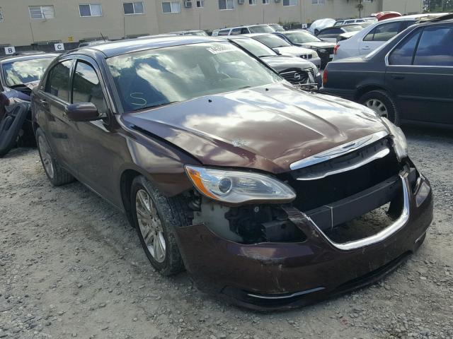 1C3CCBBG2CN169457 - 2012 CHRYSLER 200 BROWN photo 1