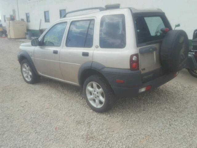 SALNY22292A397612 - 2002 LAND ROVER FREELANDER BEIGE photo 3