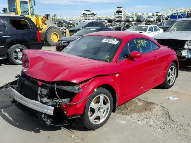 TRUWC28N311004770 - 2001 AUDI TT QUATTRO RED photo 2