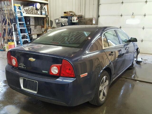 1G1ZC5EU4BF358749 - 2011 CHEVROLET MALIBU 1LT BLUE photo 4