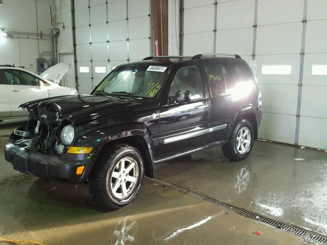 1J4GL58K76W294165 - 2006 JEEP LIBERTY LI BLUE photo 2