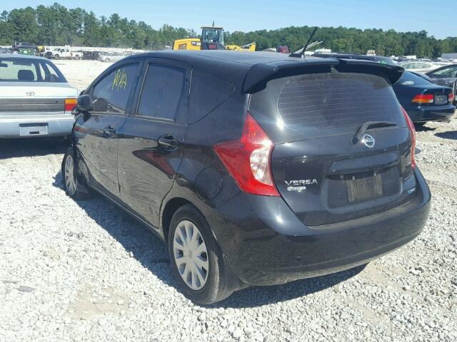 3N1CE2CP8EL360438 - 2014 NISSAN VERSA NOTE BLACK photo 3