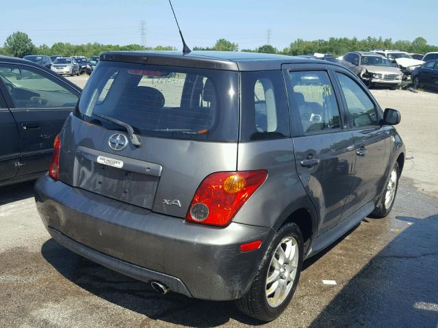 JTKKT624950129485 - 2005 TOYOTA SCION XA GRAY photo 4