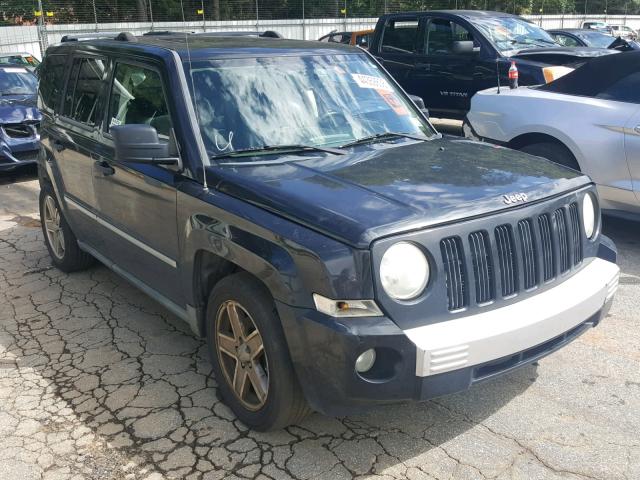 1J8FT48W18D567526 - 2008 JEEP PATRIOT LI BLACK photo 1