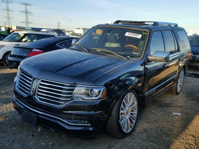 5LMJJ2JT8FEJ13592 - 2015 LINCOLN NAVIGATOR BLACK photo 2