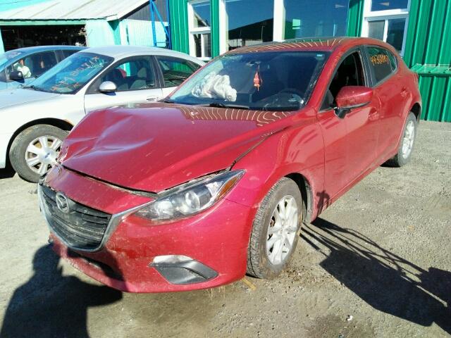 3MZBM1L78GM263403 - 2016 MAZDA 3 RED photo 2