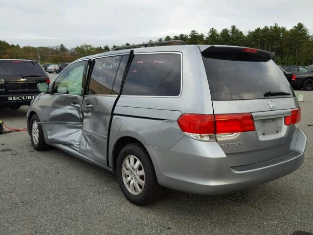 5FNRL38448B018148 - 2008 HONDA ODYSSEY EX GRAY photo 3