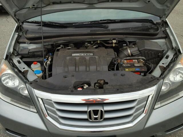5FNRL38448B018148 - 2008 HONDA ODYSSEY EX GRAY photo 7