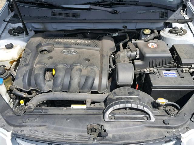 KNAGE123875109491 - 2007 KIA OPTIMA SILVER photo 7