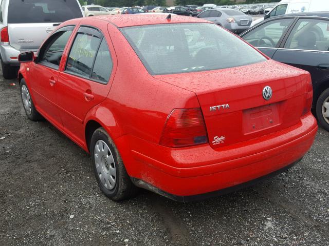 3VWRK69M03M015557 - 2003 VOLKSWAGEN JETTA GL RED photo 3