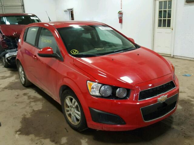 1G1JB6SH9C4153972 - 2012 CHEVROLET SONIC LS RED photo 1