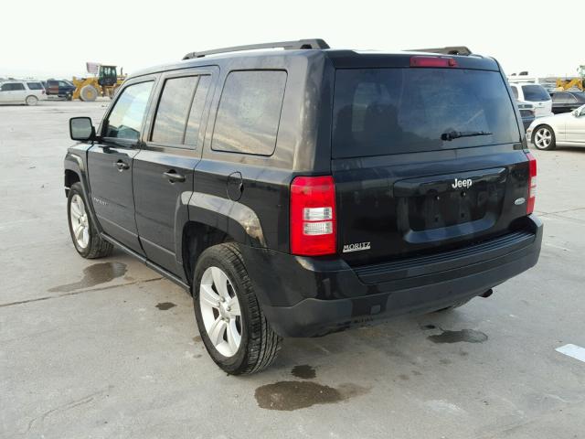 1C4NJPFA5CD719219 - 2012 JEEP PATRIOT LA BLACK photo 3