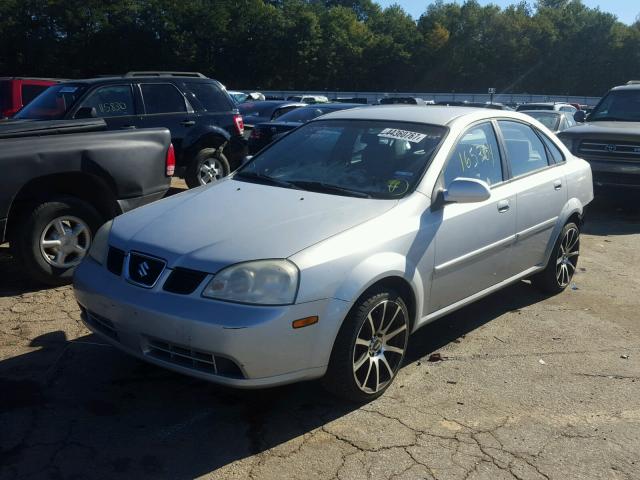 KL5JD52Z64K012462 - 2004 SUZUKI FORENZA SILVER photo 2