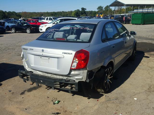 KL5JD52Z64K012462 - 2004 SUZUKI FORENZA SILVER photo 4