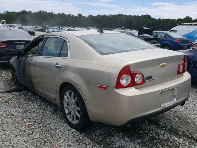 1G1ZG5E76CF252058 - 2012 CHEVROLET MALIBU LTZ 金色 照片 3