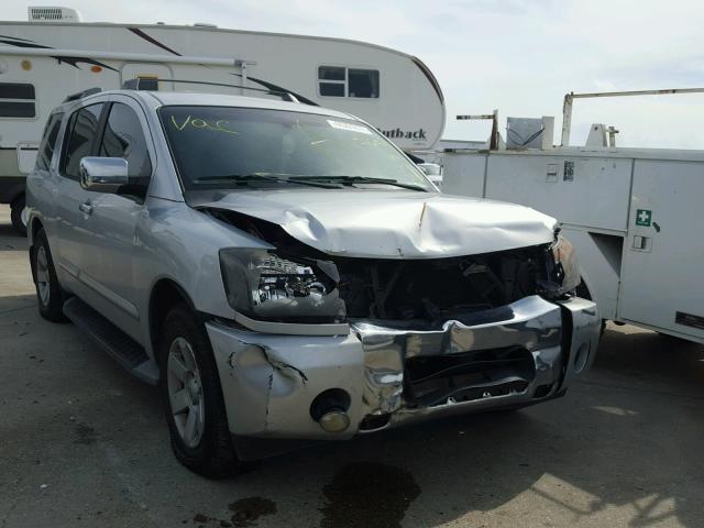 5N1AA08A84N725316 - 2004 NISSAN ARMADA SILVER photo 1