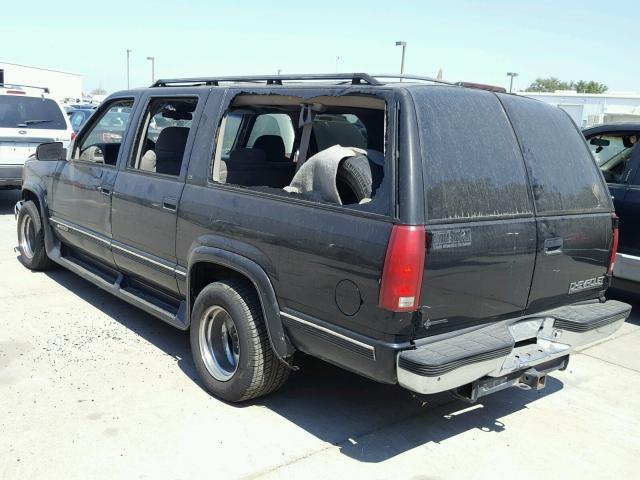 3GNEC16R5TG106458 - 1996 CHEVROLET SUBURAN BLACK photo 3