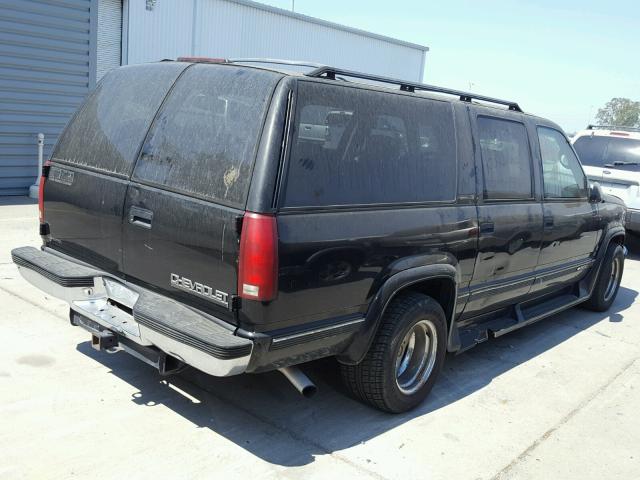 3GNEC16R5TG106458 - 1996 CHEVROLET SUBURAN BLACK photo 4