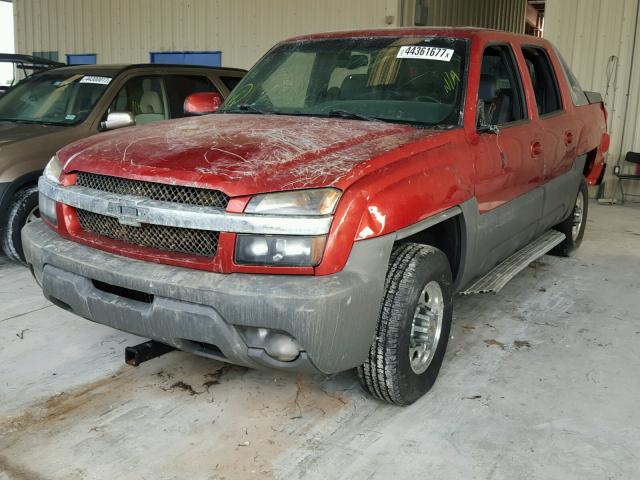 3GNGK23G82G234180 - 2002 CHEVROLET AVALANCHE ORANGE photo 2