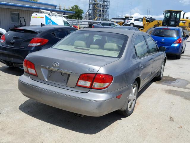 JNKDA31A53T107604 - 2003 INFINITI I35 GRAY photo 4