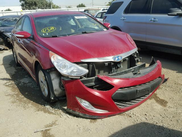 KMHEC4A49DA069738 - 2013 HYUNDAI SONATA HYB RED photo 1