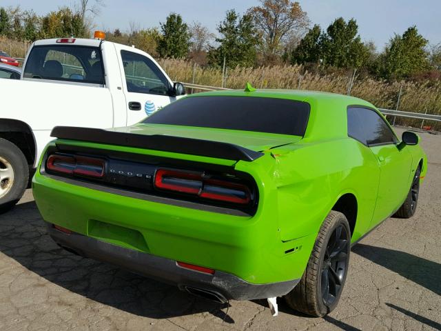 2C3CDZBT4HH604773 - 2017 DODGE CHALLENGER GREEN photo 4