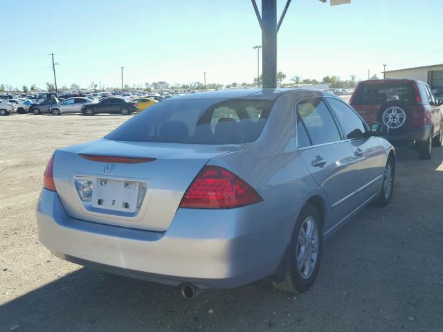 JHMCM56307C010762 - 2007 HONDA ACCORD SE SILVER photo 4