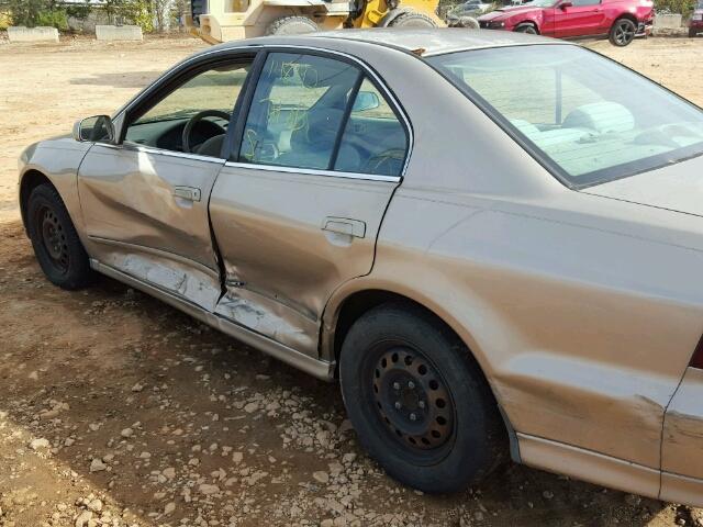 4A3AA46G63E072600 - 2003 MITSUBISHI GALANT ES TAN photo 9