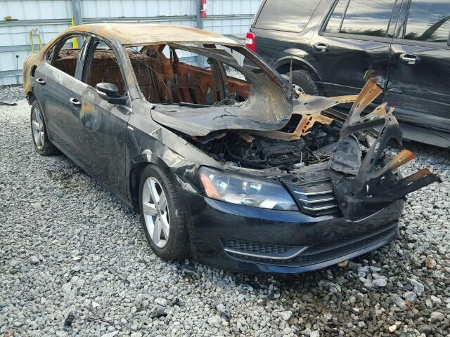 1VWAT7A33EC044400 - 2014 VOLKSWAGEN PASSAT S შავი ფოტო 1