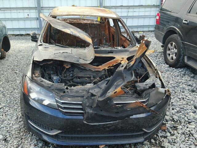 1VWAT7A33EC044400 - 2014 VOLKSWAGEN PASSAT S შავი ფოტო 10