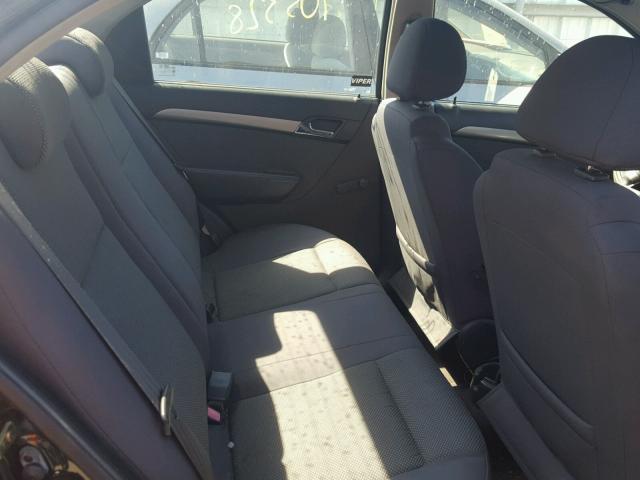 KL1TD56667B058176 - 2007 CHEVROLET AVEO BASE Qara foto 6