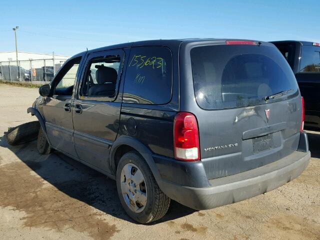 1GMDU031X9D116415 - 2009 PONTIAC MONTANA SV GRAY photo 3