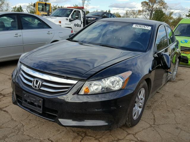 1HGCP2F64CA079818 - 2012 HONDA ACCORD SE BLACK photo 2