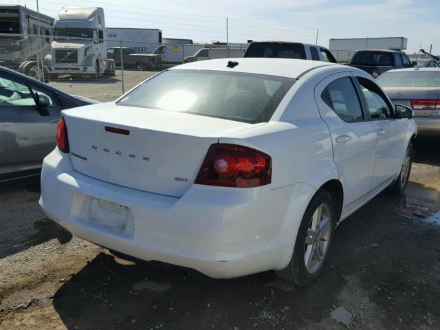 1C3CDZCB5CN196631 - 2012 DODGE AVENGER SX WHITE photo 4