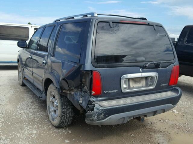 5LMRU27L2XLJ10864 - 1999 LINCOLN NAVIGATOR BLUE photo 3