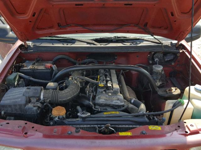 2CNBE13C1Y6933913 - 2000 CHEVROLET TRACKER RED photo 7